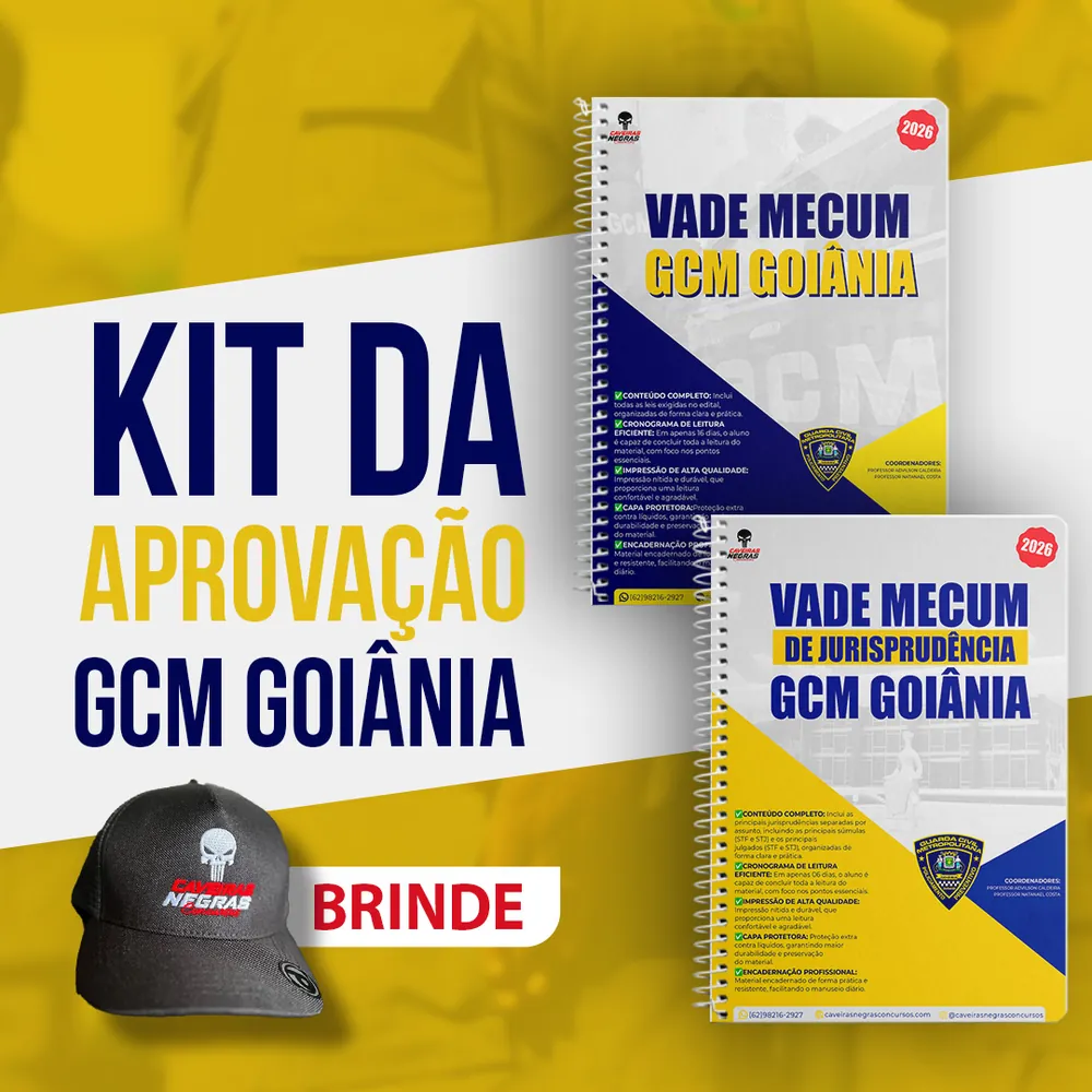 Kit da Aprovação — GCM Goiânia