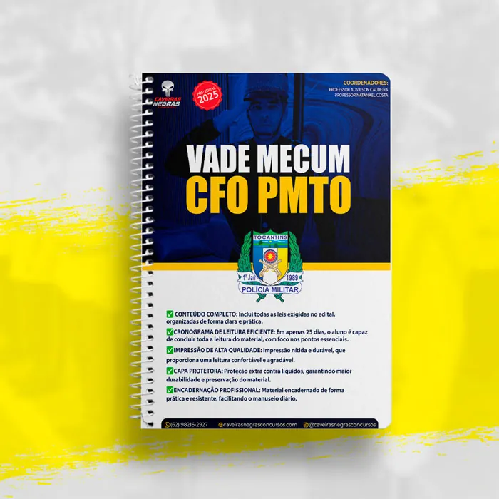 Vade Mecum + Cronograma de Leitura — PMTO - CFO