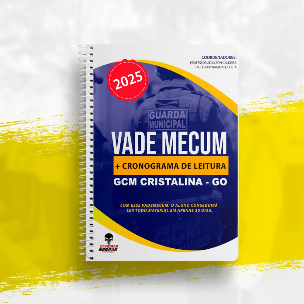 Vade Mecum + Cronograma de Leitura — GCM Cristalina
