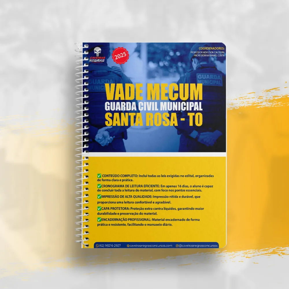 Vade Mecum + Cronograma de Leitura — GCM Santa Rosa