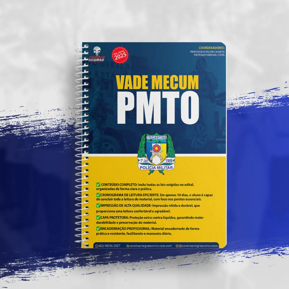Vade Mecum + Cronograma de Leitura — PMTO