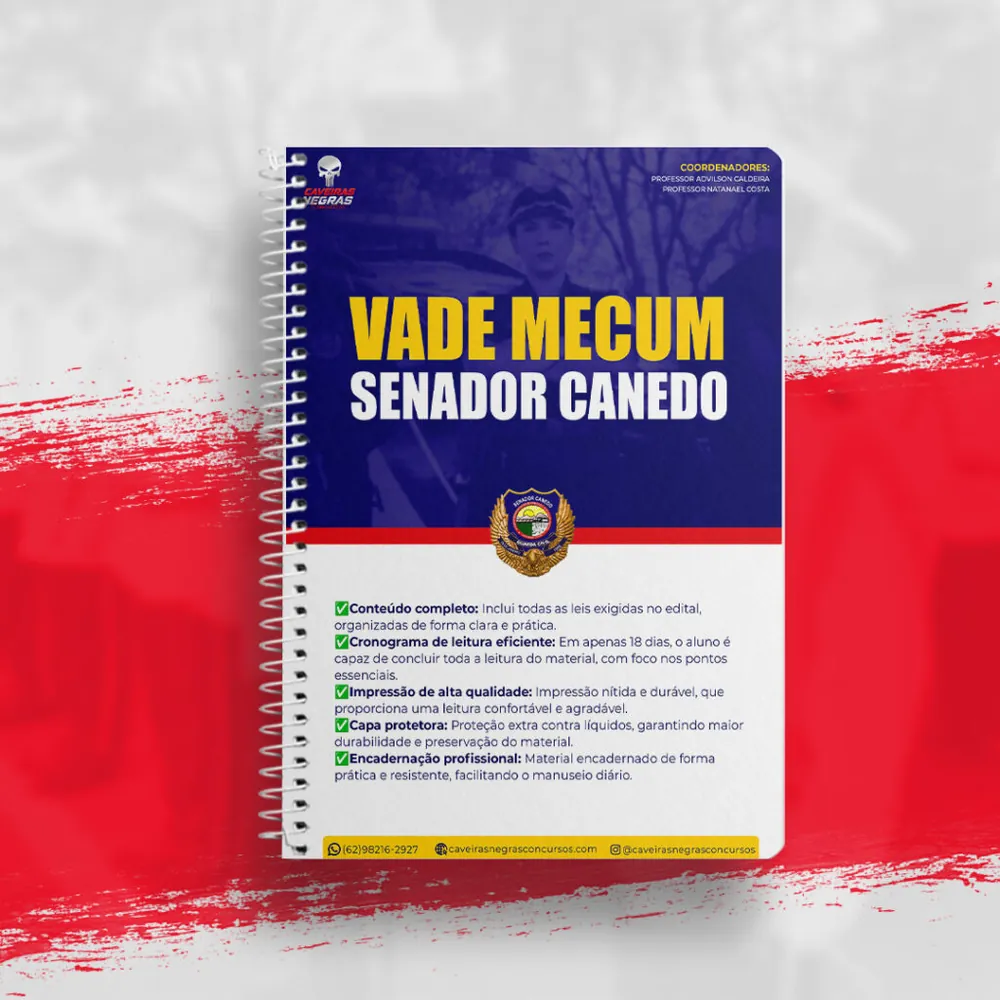 Vade Mecum + Cronograma de Leitura — GCM Senador Canedo