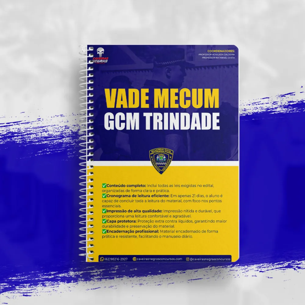 Vade Mecum + Cronograma de Leitura — GCM Trindade