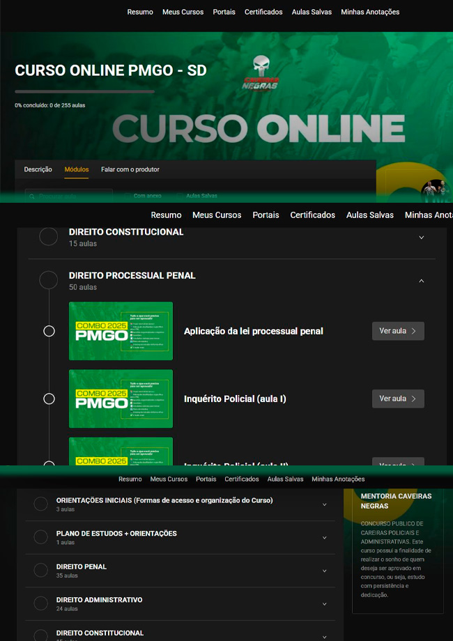Plataforma de Aulas